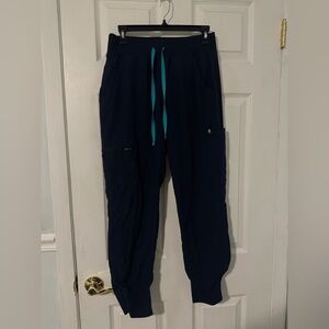 FIGS Women's Yola FREEx Navy Blue Lined Scrub Pants
